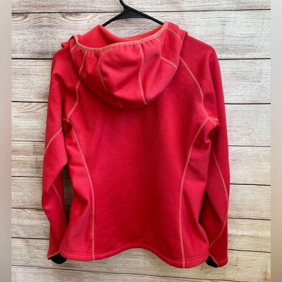 ‎REI WIND PRO POLARTEC HOODED JACKET IN CORAL - Picture 6 of 6